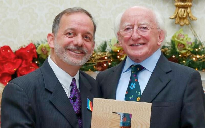 A New York thanks to President Michael D. Higgins