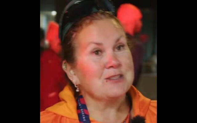 Ann O\'Neill speaks with The Line Show after completing the New York City Marathon, her 79th marathon.
