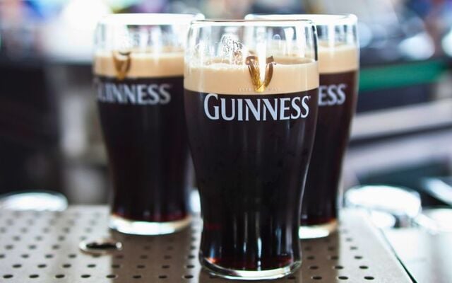 A Guinness 60/40 is a mix of regular Guinness and Guinness 0.0.