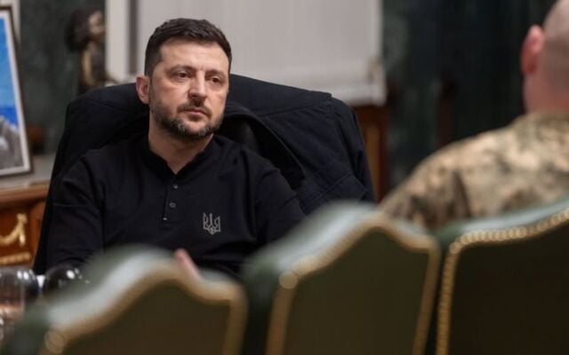 Ukrainian President Volodymyr Zelensky.