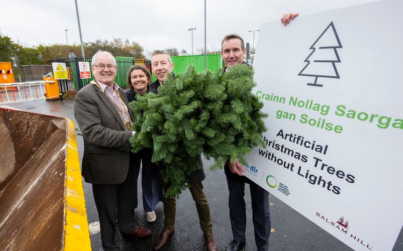 Dublin first city in the world to trial artificial Christmas tree recycling