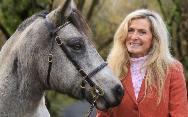 Cathy Snow at the official opening of the new Connemara Pony Heritage Centre at Connemara National Park, in Galway. 