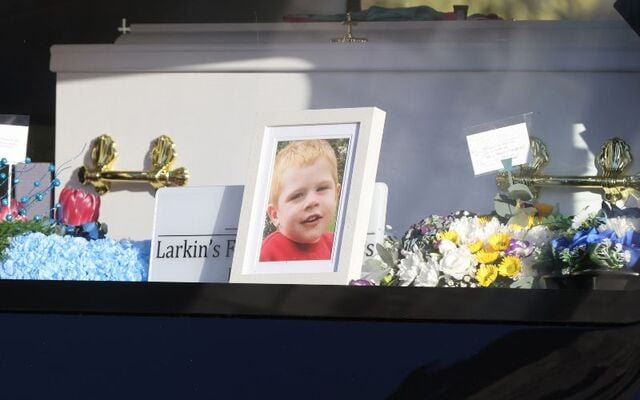 Tagdh Farrell (4) and his grand aunt Mary Holt (60) were killed in their home by an arson attack.