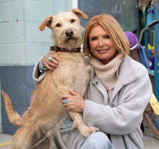 Derry girl Roma Downey celebrates the release of her new Christmas movie "Merv"