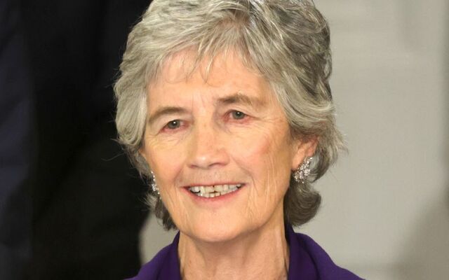 November 11, 2025: Catherine Connolly at her inauguration as Ireland\'s new President.