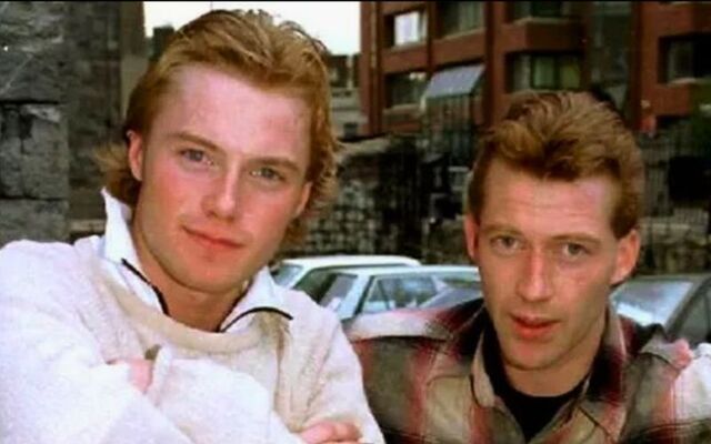 Brothers Ronan Keating and Ciaran Keating.