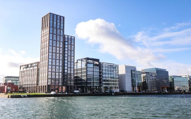 Capital Dock building in Dublin\'s Docklands.
