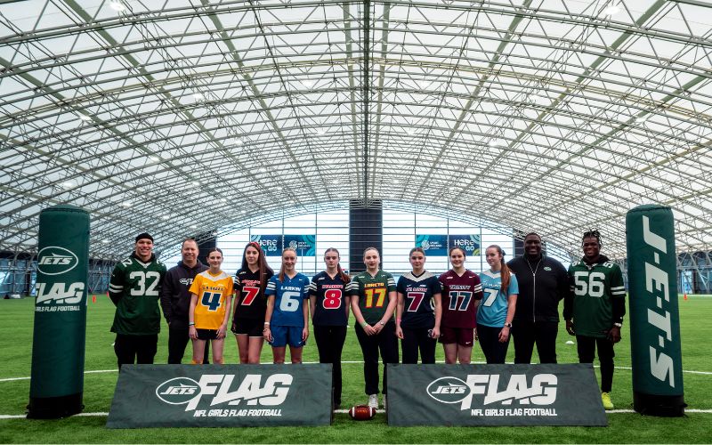 Ireland's first-ever NFL Girls Flag League launched by New York Jets in Dublin