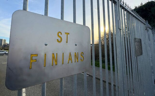 Saint Finians National School in Finglas where an 11-year-old boy was stabbed by another child on March 4, 2025.