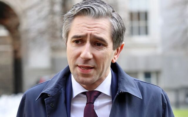 Tánaiste Simon Harris in Dublin on March 4, 2025.