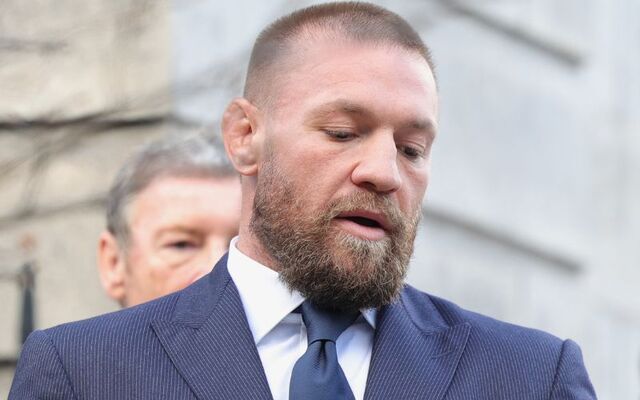 November 2024: Conor McGregor outside the High Court during his civil case for the rape of Nikita Hand.
