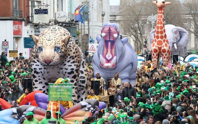 The St. Patrick\'s Day parade 2025.