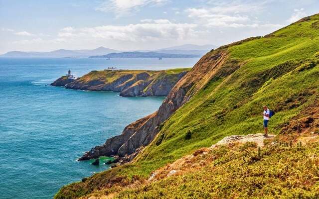 Pretty as a picture! The cliff walk on Howth Head, in County Dublin.