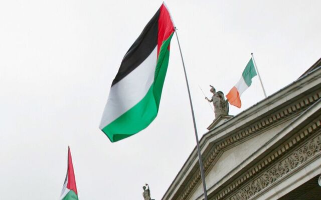 Pro-Palestinian activists in Dublin in 2012.