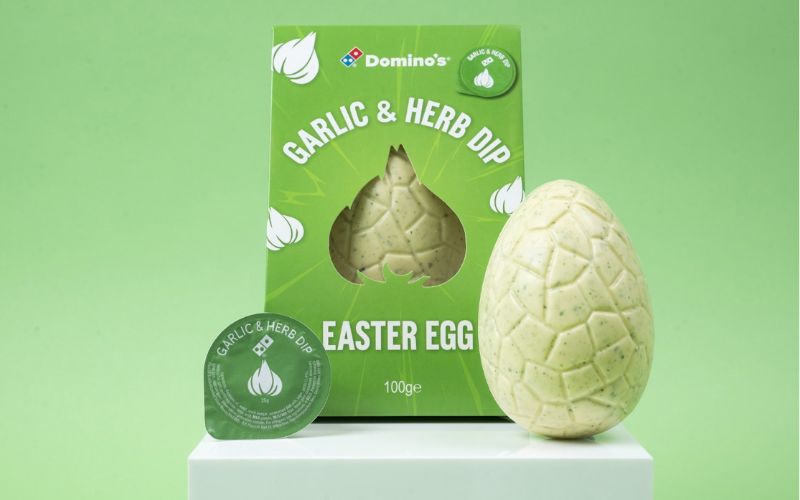 Domino's pizza launch garlic & herb Easter egg... no really!