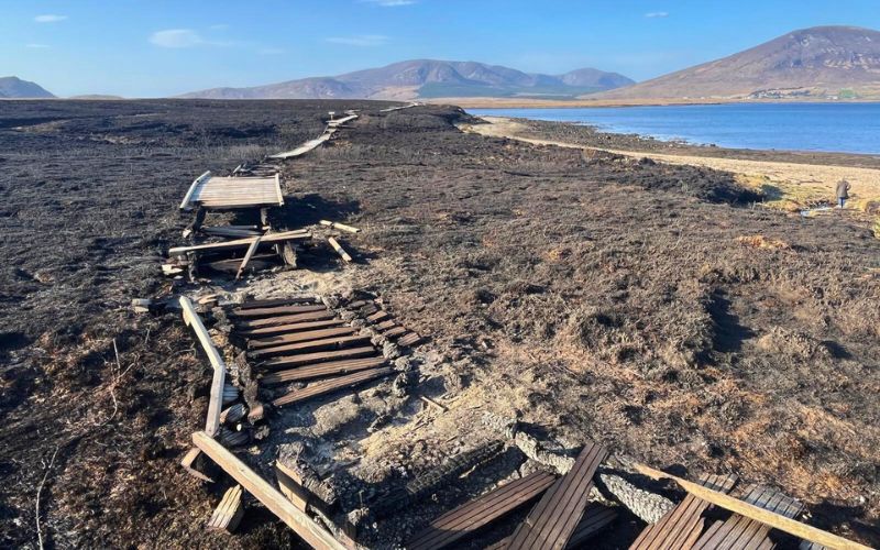 Investigation underway following "significant fire" at Wild Nephin National Park in Co Mayo