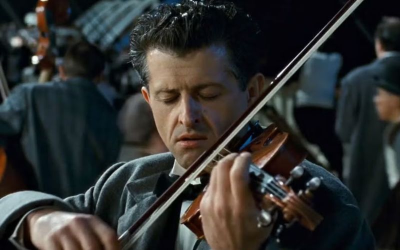 Violin from James Cameron's "Titanic" set for auction