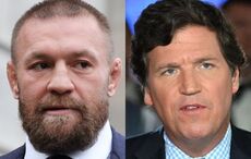 Conor McGregor courts Tucker Carlson in his Dublin pub