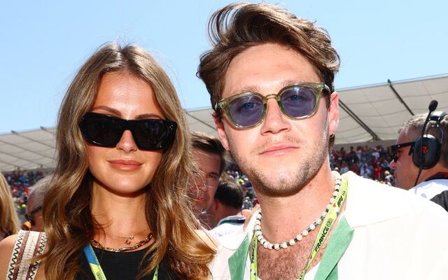 July 24, 2022: Niall Horan and Amelia Woolley on the grid during the F1 Grand Prix of France at Circuit Paul Ricard in Le Castellet, France.