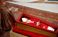 WATCH: Dublin native Camerlengo Kevin Farrell at forefront of transfer of Pope's coffin