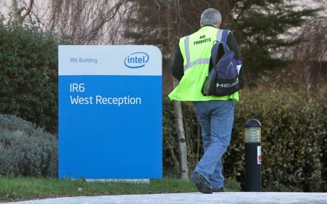 Intel facility at the Collinstown Industrial Park in Leixlip, Co. Kildare in 2015.