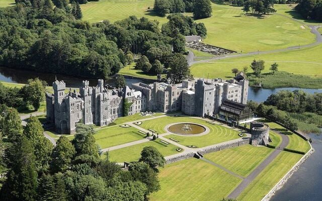 Ashford Castle in Co. Cong, Ireland.