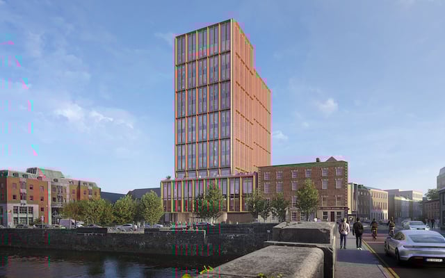 Limerick Twenty Thirty announced that Cabinet approved the construction of the 14-storey Landmark Building at the Opera Square site. 