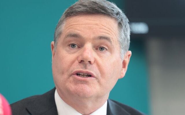 May 6, 2025: Minister Paschal Donohoe briefing the media in the Department of Finance after the publication of the Annual Progress Report 2025 and April’s Fiscal Monitor.