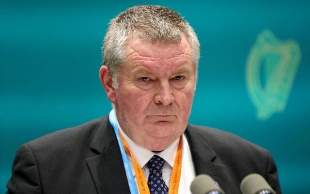 December 18, 2023: WHO Executive Director, Dr. Mike Ryan, speaking at Government Buildings in Dublin.