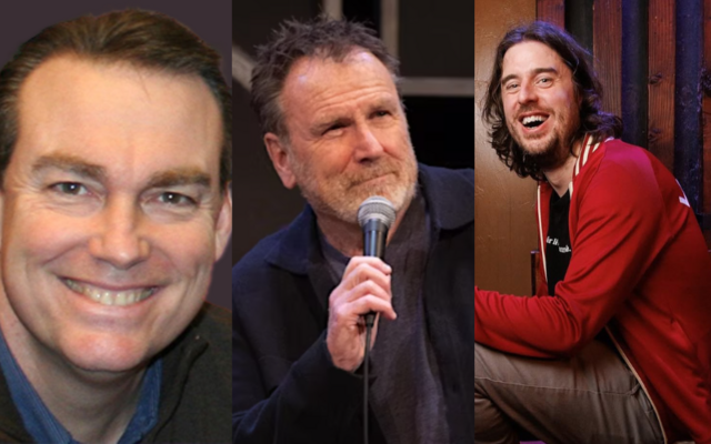 Comedians Colin Quinn, Aiden O\'Kelly, and John Mulrooney