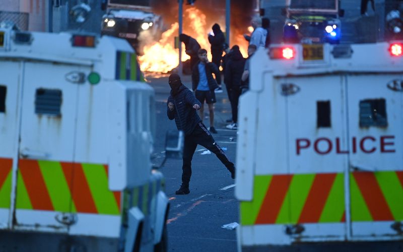 17 officers injured during Ballymena's second night of "disgraceful scenes of violence"