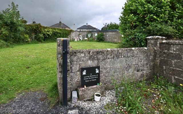 June 12, 2025: Scenes from the grounds of the Bon Secours Mother and Baby Home in Tuam, Co Galway.