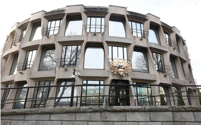 The US Embassy in Ballsbridge, Dublin.