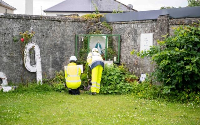 June 16, 2025: Pre-excavation works at the site of the former Mother and Baby institution in Tuam, Co Galway, begin.