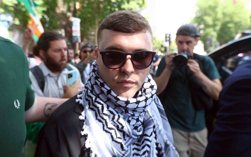 Kneecap member released on unconditional bail after terrorism charge hearing in London