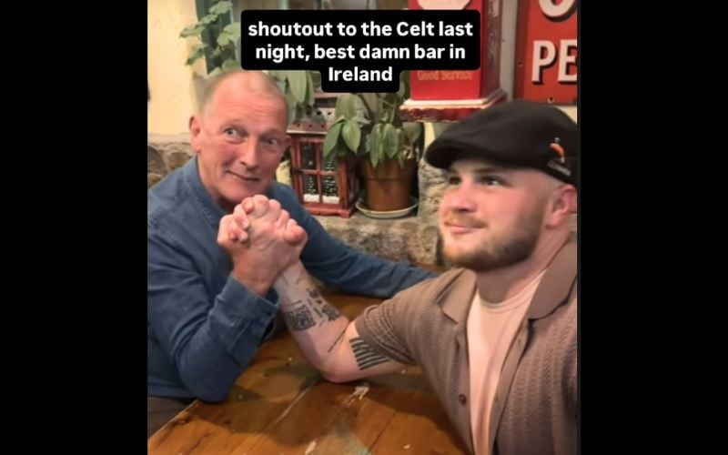Zach Bryan says this is "the best damn bar in Ireland" ahead of Dublin gigs
