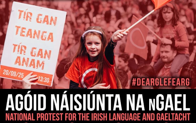 Irish language advocates announce major national protest for reforms this September