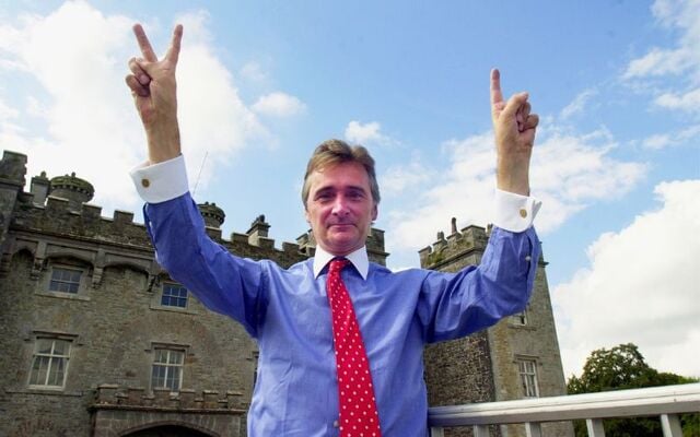 Lord Henry Mount Charles in 2002 at Slane Castle in Co Meath.