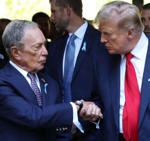 Billionaire Michael Bloomberg tells Dublin crowd of the two sides to Donald Trump