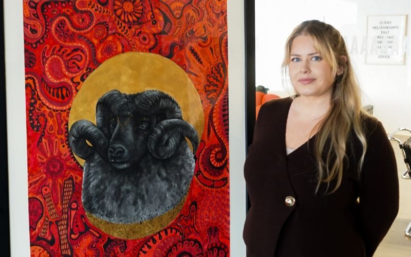 Galway artist redefines major ad agency's iconic 'Black Sheep'