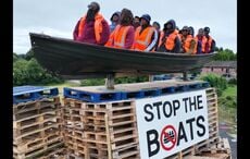 Moygashel 'stop the boats' bonfire with migrant effigies condemned by NI politicians