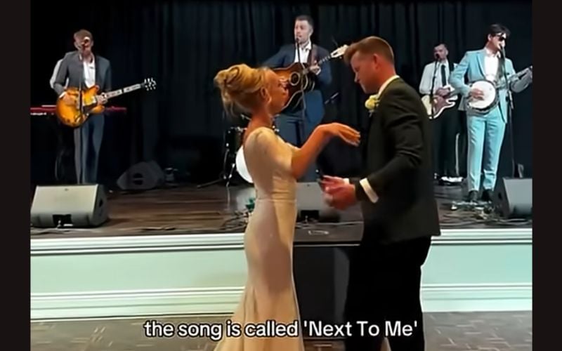 WATCH: Limerick trio Kingfishr surprise couple with VIRAL wedding performance
