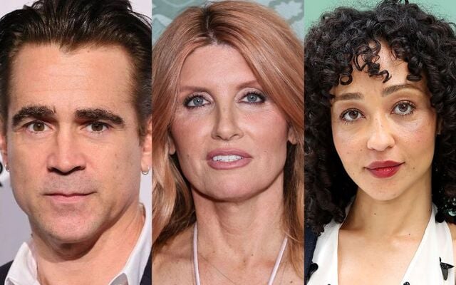 (L to R): Colin Farrell, Sharon Horgan, and Ruth Negga are nominated for the 2025 Emmy® Awards.