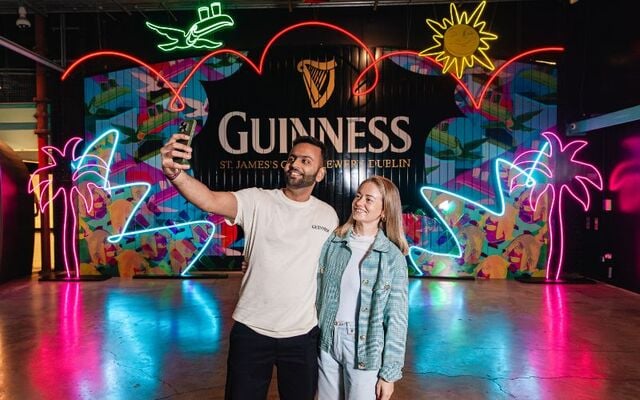 Every day is a \'Lovely Day for a Visit\' at the Guinness Storehouse in Dublin.
