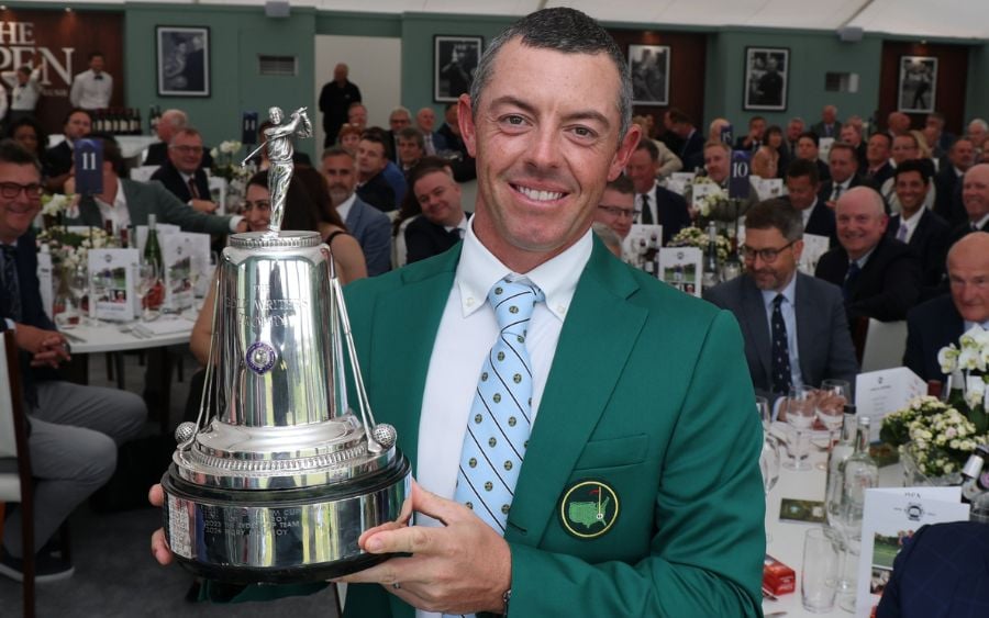 Rory McIlroy steps out in Green Jacket for first time on home soil