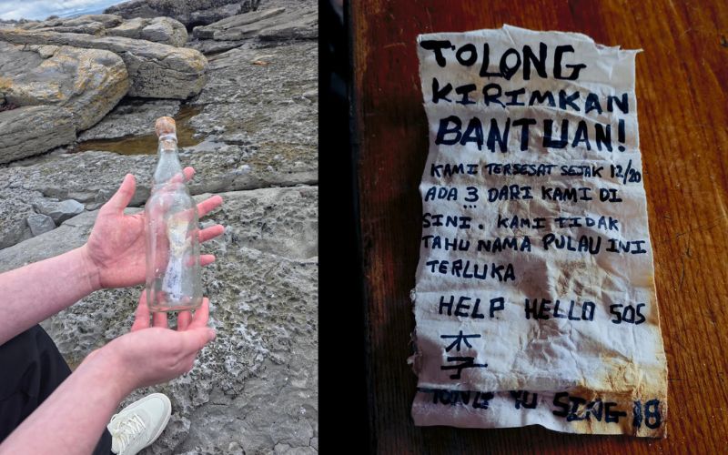 Could message in a bottle that washed up on Aran Islands be linked to ship crew that went missing?