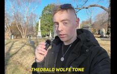 WATCH: Irish history expert visits Theobald Wolfe Tone's relatives' graves in Brooklyn