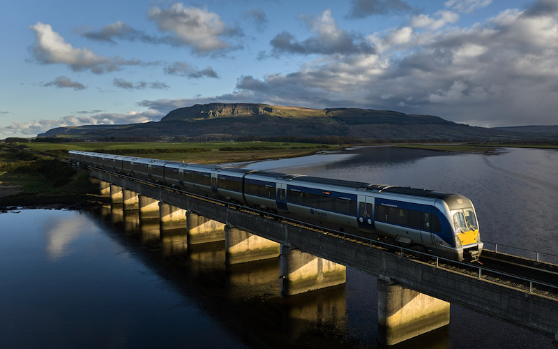 Ireland’s sights by train
