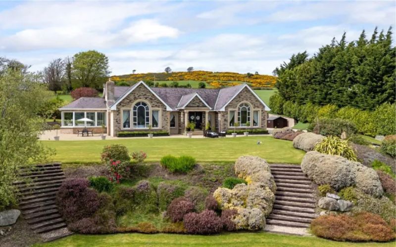Wicklow lodge with superb views of Blessington Lakes on market