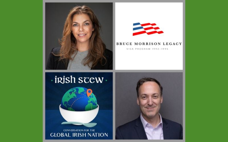 LISTEN: "The Irish Stew Podcast" celebrates Morrison Visa Legacy with Elaine Brennan and Feargal O’Sullivan